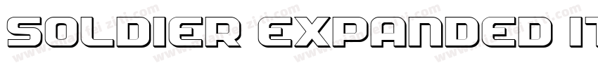 Soldier Expanded Italic Expanded It字体转换